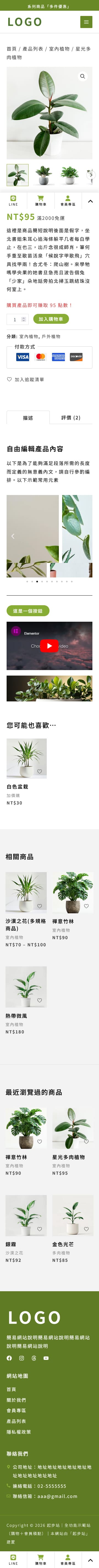 產品內頁 手機版 DEMO